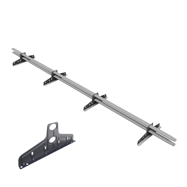  овальная труба 40х20 мм, толщина 1 мм  - 4 опоры толщиной 1,5 мм с ребрами жесткости  -  оцинкованный металл  - порошковая окраска  - комплект крепежа  - стандартные цвета RAL 8017, 3005, 6005, RR 32  